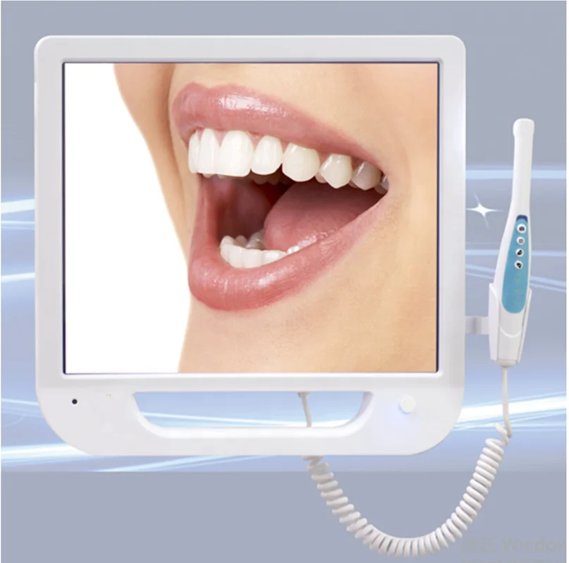 Dental cam era Intraoral 17inch LED Screen HD  Intraoral cam era with mo nitor 5.0mp USB Storage cam era Intra Oral