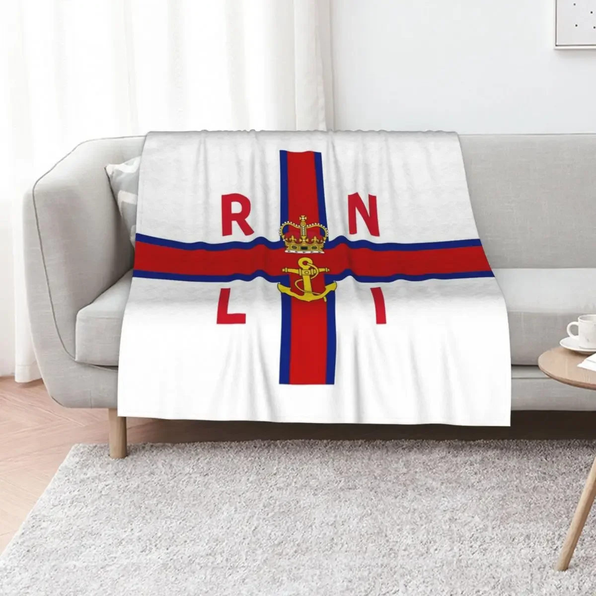 

Royal National Lifeboat Institution flag second 2 Throw Blanket Soft Plaid funny gift Polar Soft Blankets