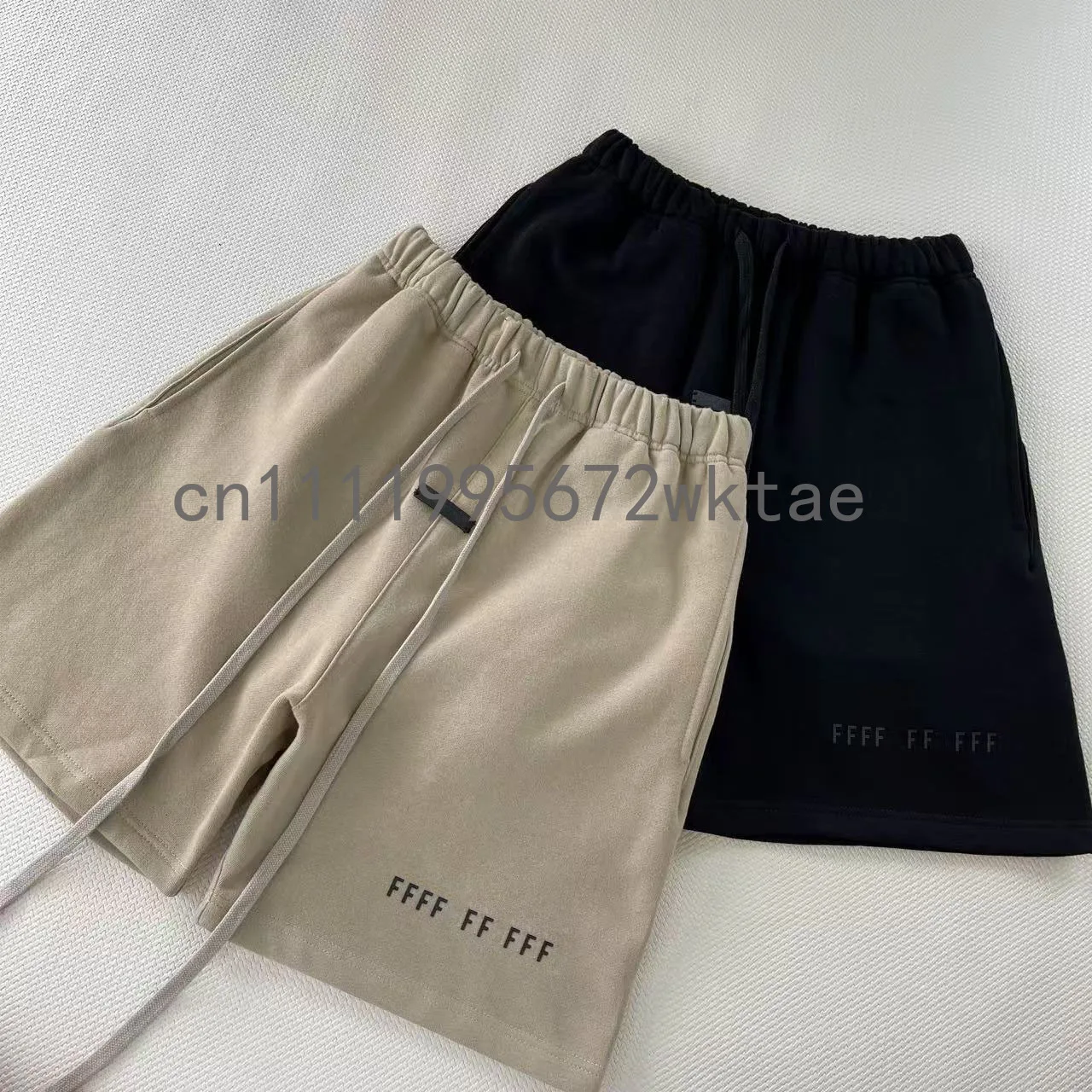 

Классические мужские шорты Main Line, сезон 8, роскошный дизайн, силиконовый логотип, модные парные свободные хлопковые шорты оверсайз