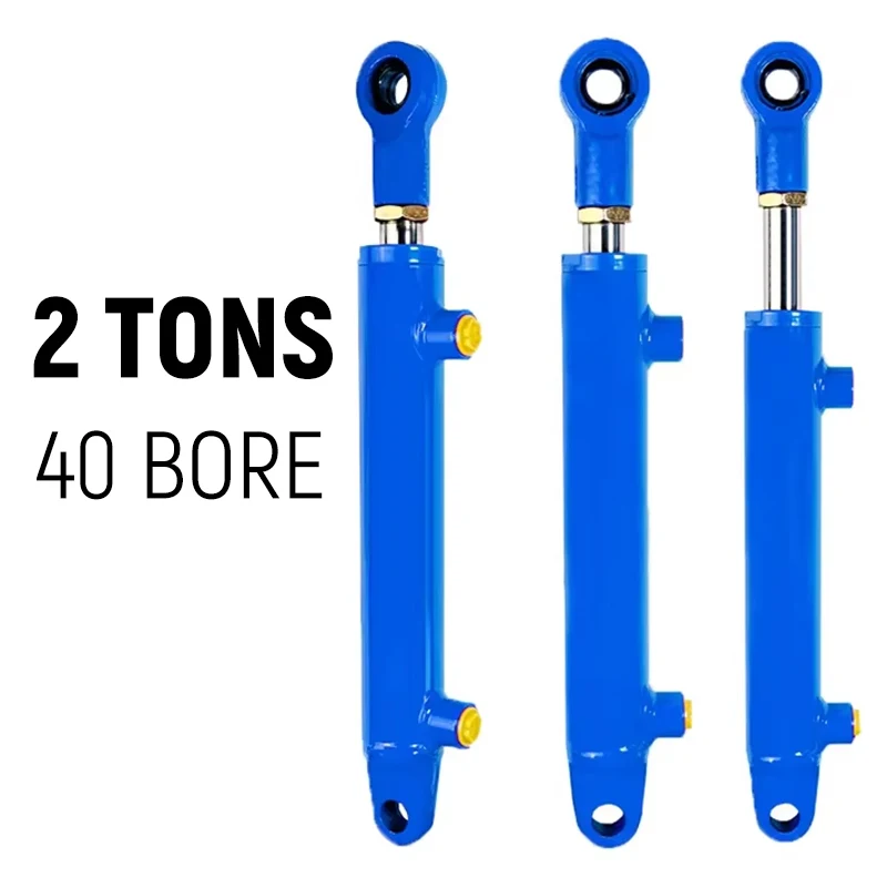 

2 Tons 40 Bore Single Bidirectional Hydraulic Cylinder for Forklift Truck Custom Pump Station Engineering Lifting Cylinder