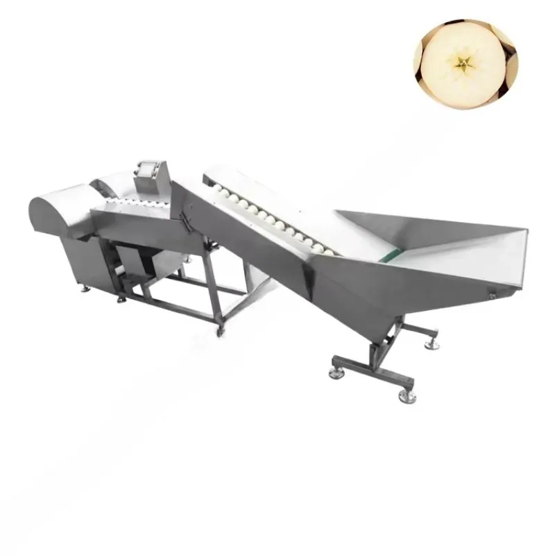Customized Fruit Apples Oranges Kiwis Lemons Slicing Cutting Machine Automatic 304 Stainless Steel Slicer