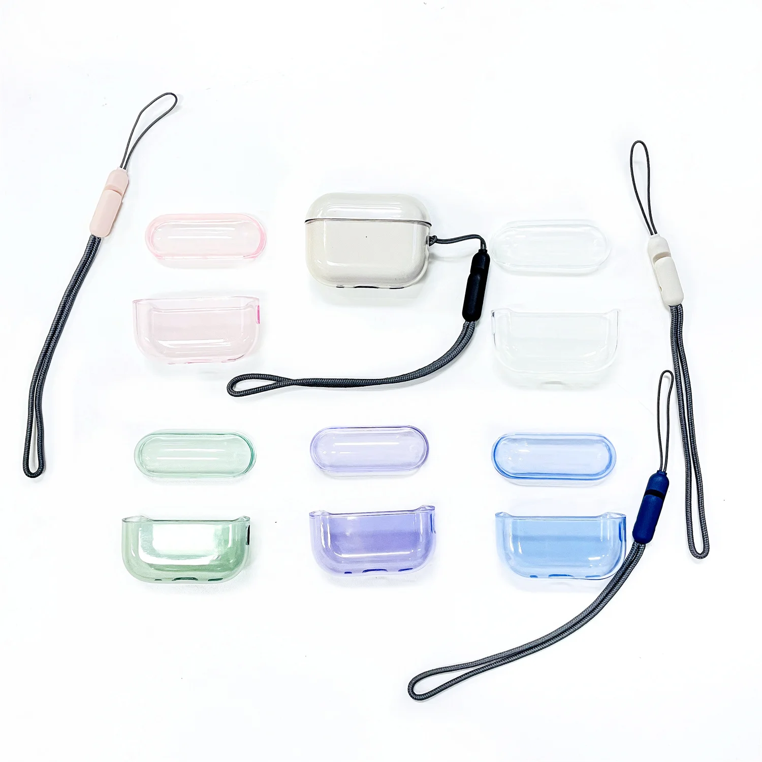 حافظة لهاتف Airpods Pro الجيل الثاني من سماعات الرأس اللاسلكية الشفافة حافظات واقية لأجهزة AirPods Pro 2 غطاء سماعات بلوتوث #6