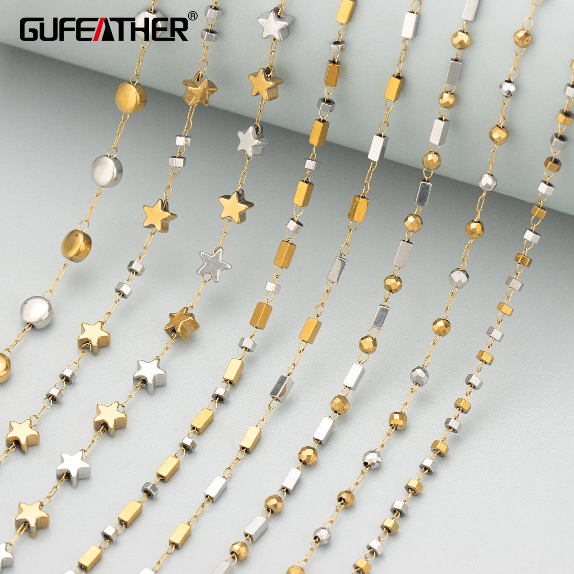 

GUFEATHER C380,chain,stainless steel,nickel free,pass REACH,hand made,charms,diy bracelet necklace,jewelry making,1m/lot