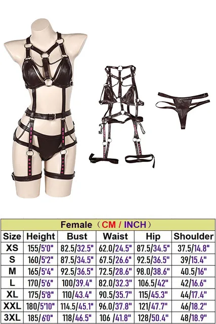 Shadowheart Cosplay Sexy Lingerie Costume Game Baldur Cos Gate Adult Female Disguise Jumpsuit Halloween Party Roleplay Suit