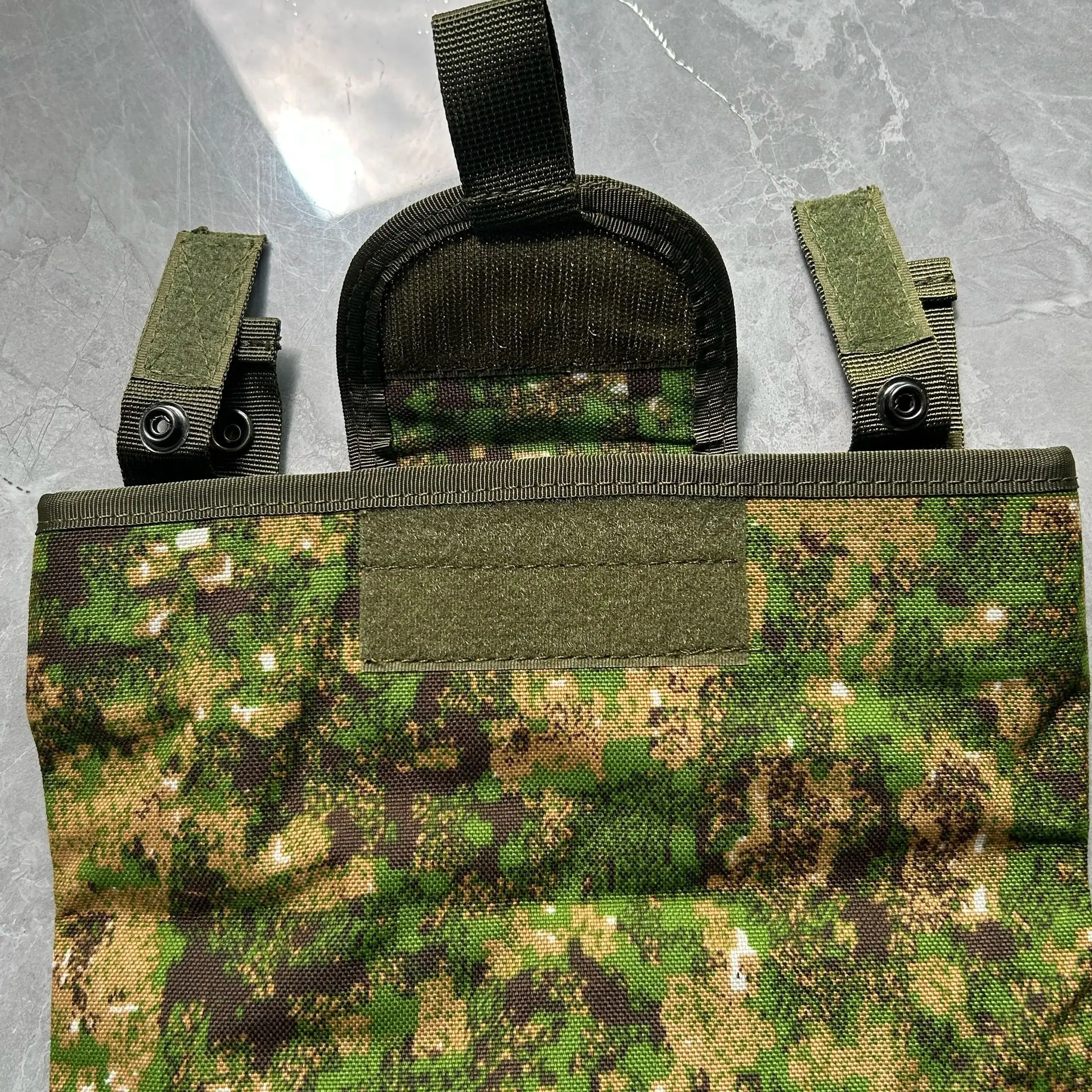 Pencott Greenzone Camouflage Tactical Quick Release Recycling Bag Miscellaneous Bag Foldable Storage Pouch Vest Accessory Bag