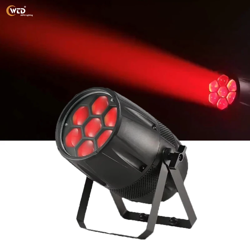 

AOPU High Power 7X40W Waterproof LED Par Lights RGBW 4In1 Par LED Zoom Light Par Can Stage Light for Party Outdoor