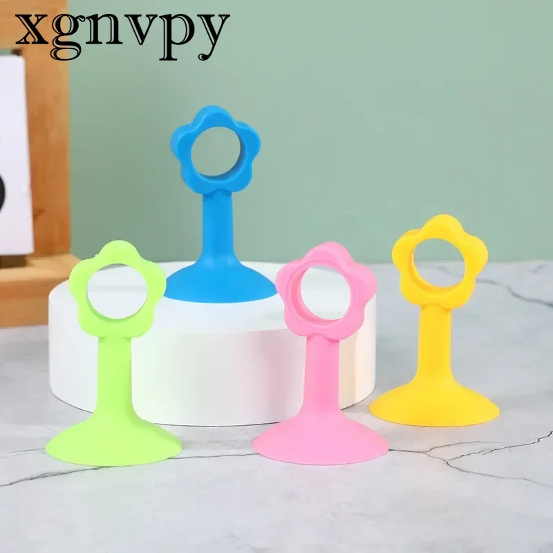 5 PCS Silicone Door Suction Non-punch Anti-collision Glass Buffer Door Handle Plastic Rubber Bathroom Top Wall Barrier