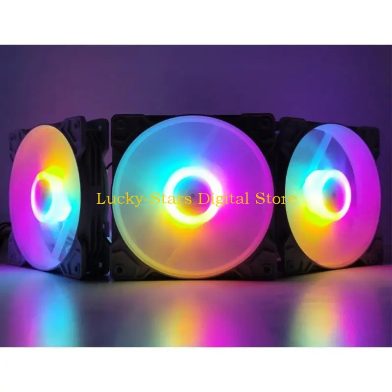 

T3EE Sleek and Quiet 4Pin Computer Case Cooling Fan for PC Case, Enhances and Reduce Temperature Noise Reduction