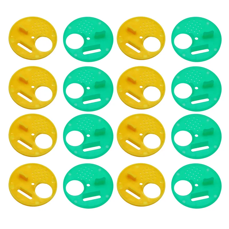 

50PCS Beekeeping Plastic Beehive Door Round Single Bee Exit Hive Vent Entrance Ventilation Gate Nest Tools Apiculture Supplies