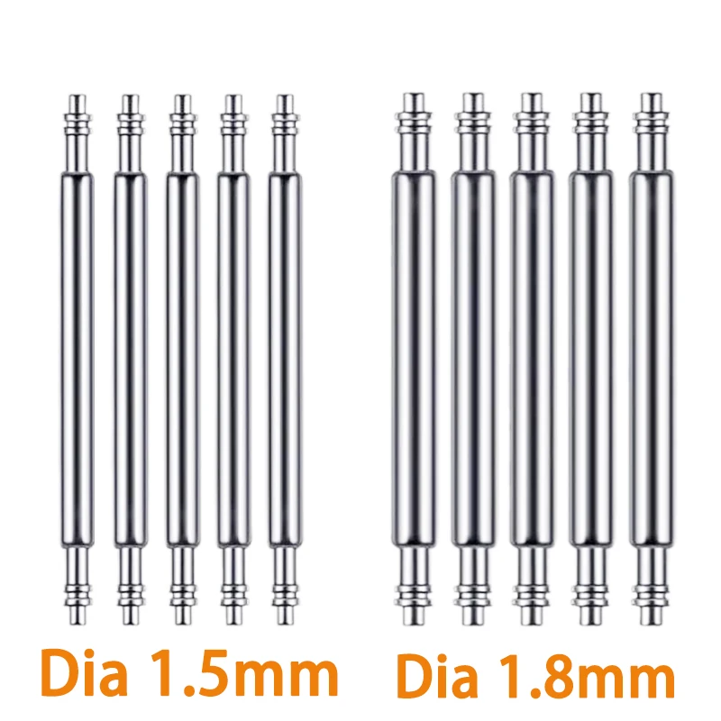 50PCS Diameter 1.5/1.8MM Watch Band Spring Bar For Street Series Skx Skx007 Series Watch Band Repair Spring Bar