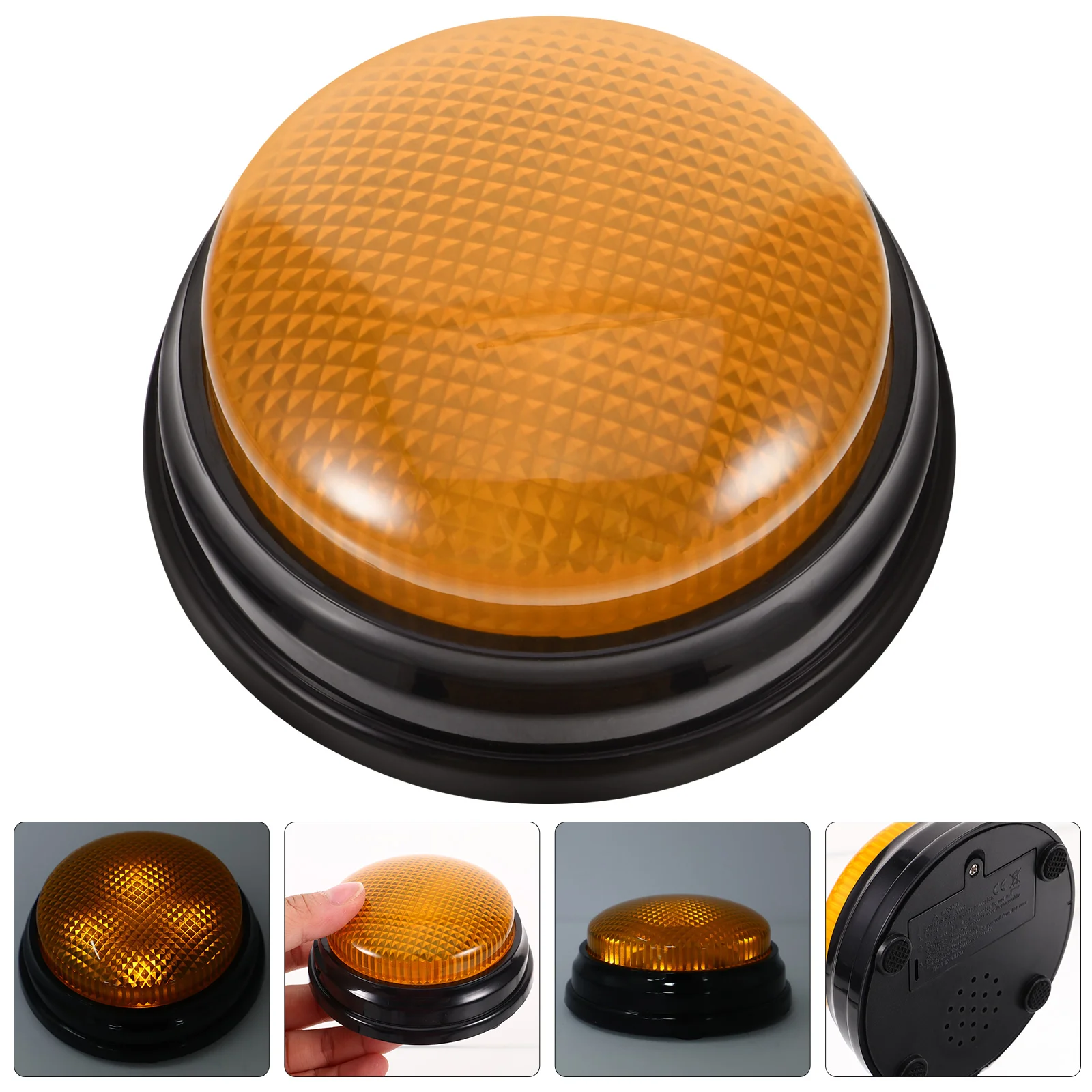 

2PC Illuminated Sound Button Game Prop Toy Voice Funny Plastic Favors Prank Button Prop Sound Fun Toy