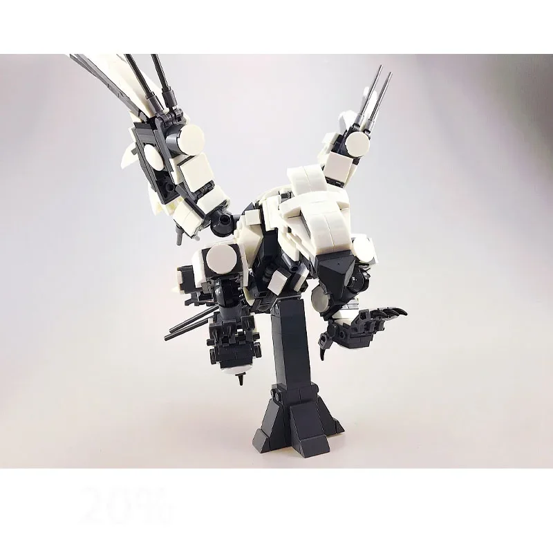 FaladiyMOC Horizon Zero Dawn Mechanical Alien Beast Cyclone Bird Model Building Block Toy Birthday Present