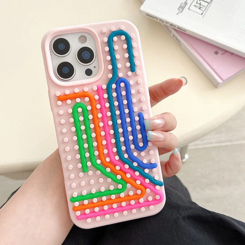 Neue Luxus Einfarbig Puzzle DIY Zylinder Labyrinth Kann Spielen Silikon Telefon Fall Für iPhone 16 Pro Max 14 13 15 Pro max Stoßstange Abdeckung