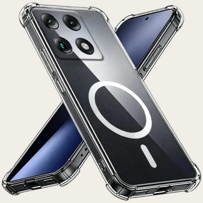 Skinlee For Moto Signature Edge 70 Ultra airbag shockproof soft shell For Moto Signature Edge 70 Ultra transparent magnetic case