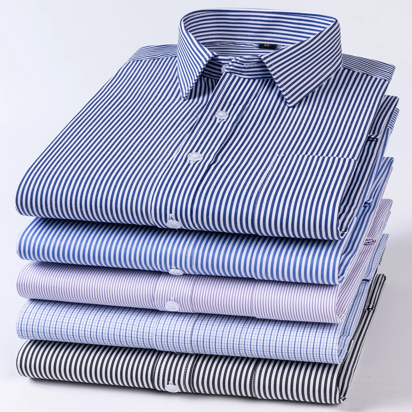 

Plus size 6xl cotton striped long sleebe shirts for men slim fit casual plain shirt single pocket tops plaid designer clothes