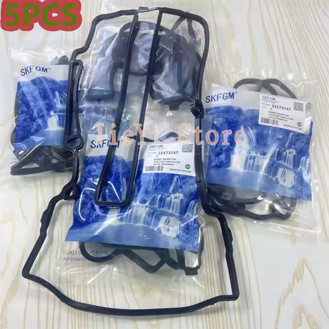 5PCS OEM# 55573747 Valve Cover Gasket For Chevrolet Sonic Trax Cruze Volt Buick Encore 1.4L Vauxhall Astra
