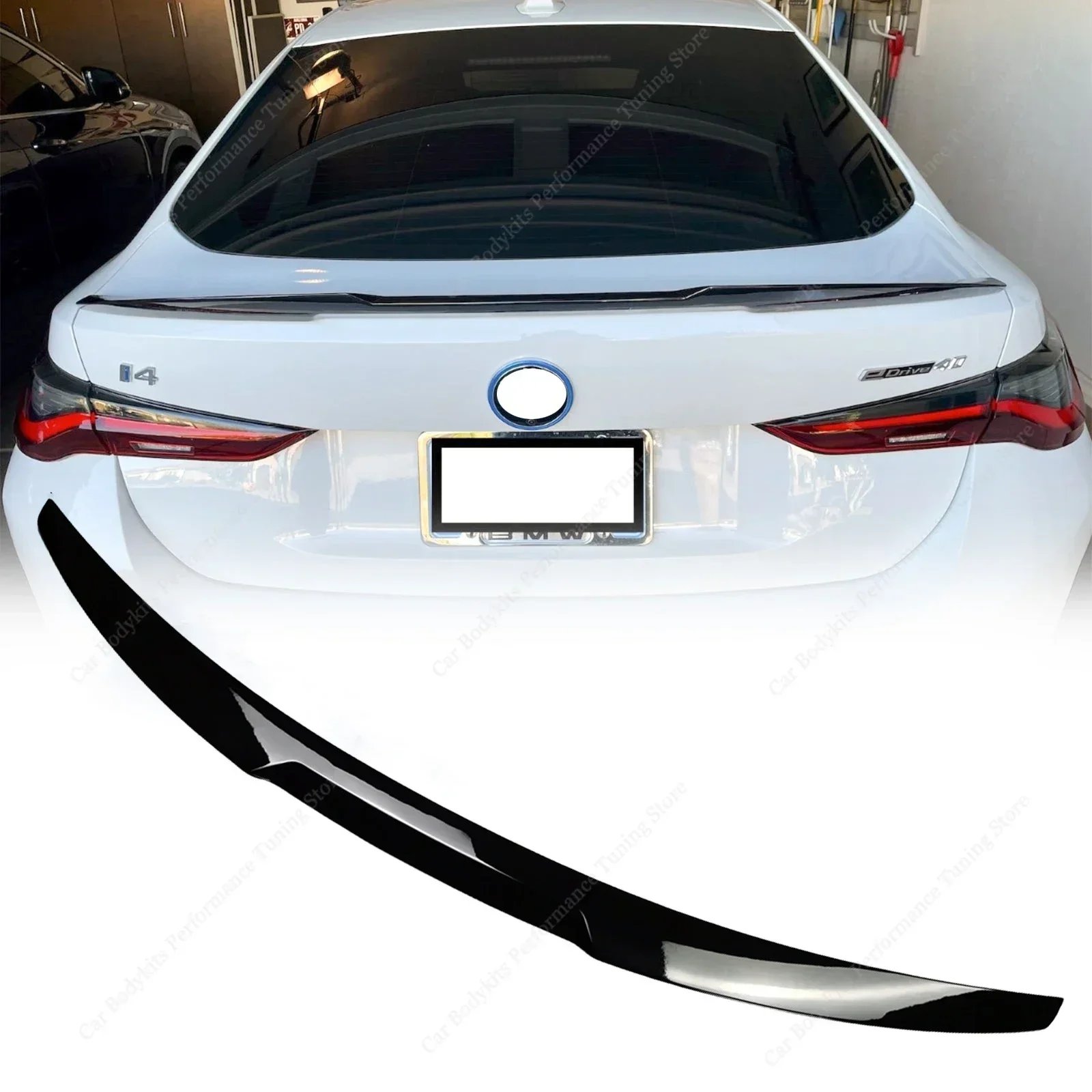 For BMW G24 G26 M Style Rear Spoiler 4 Series 420i 430i 420d M440i i4 M50 Gran Coupe Bodykits Rear Trunk Tail Wing 2021-2023