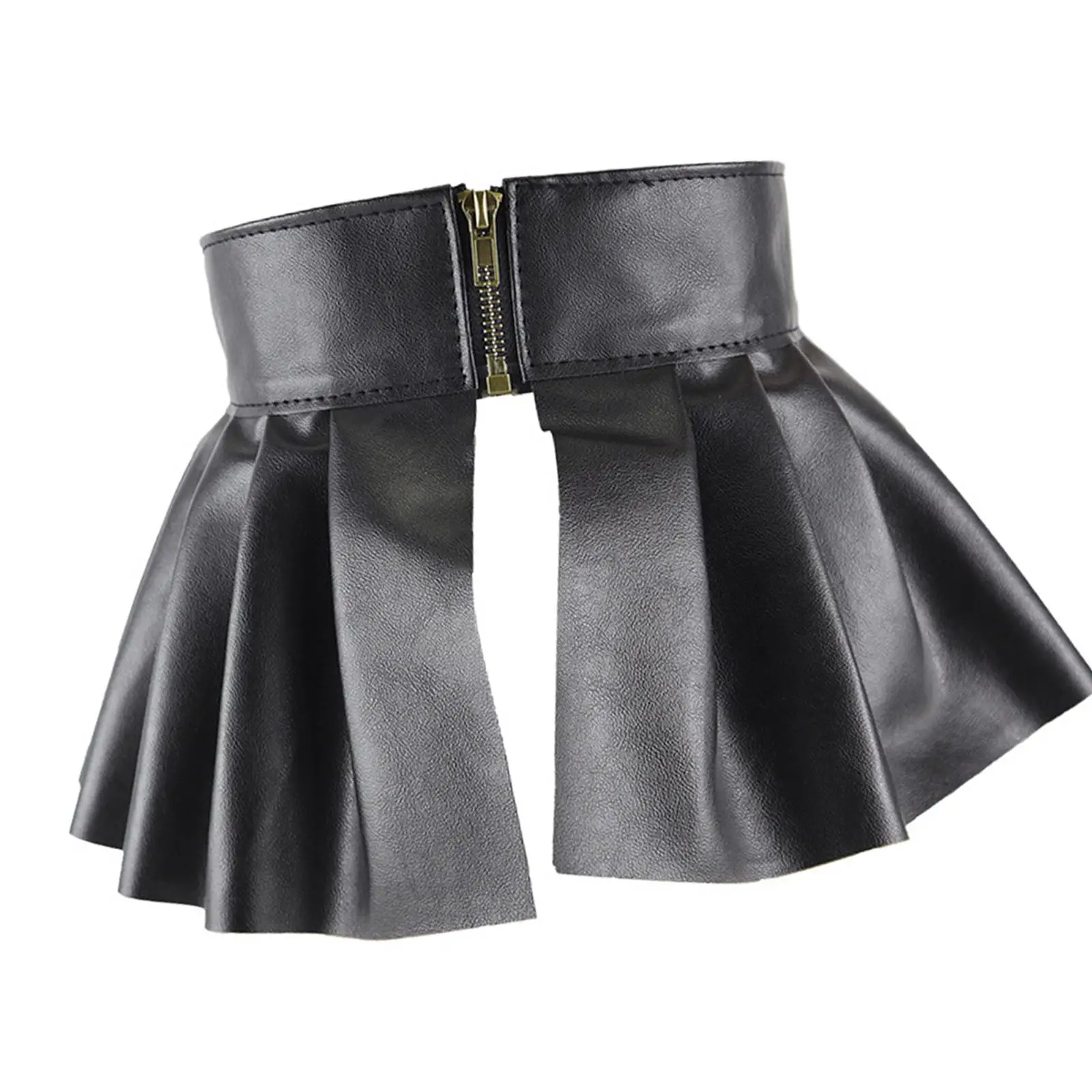 Elastic Waist Belt Skirts Wide Women Charm Waistband Dress Ruffle Costume