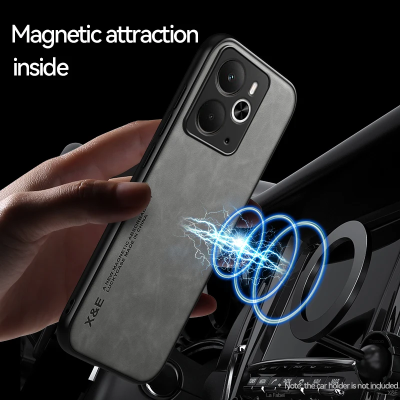 Luxury Shockproof Case For for Realme 14 5G Realme 14T 5G Protective Cover Magnetic Car Holder Phone Coque Fundas view 5