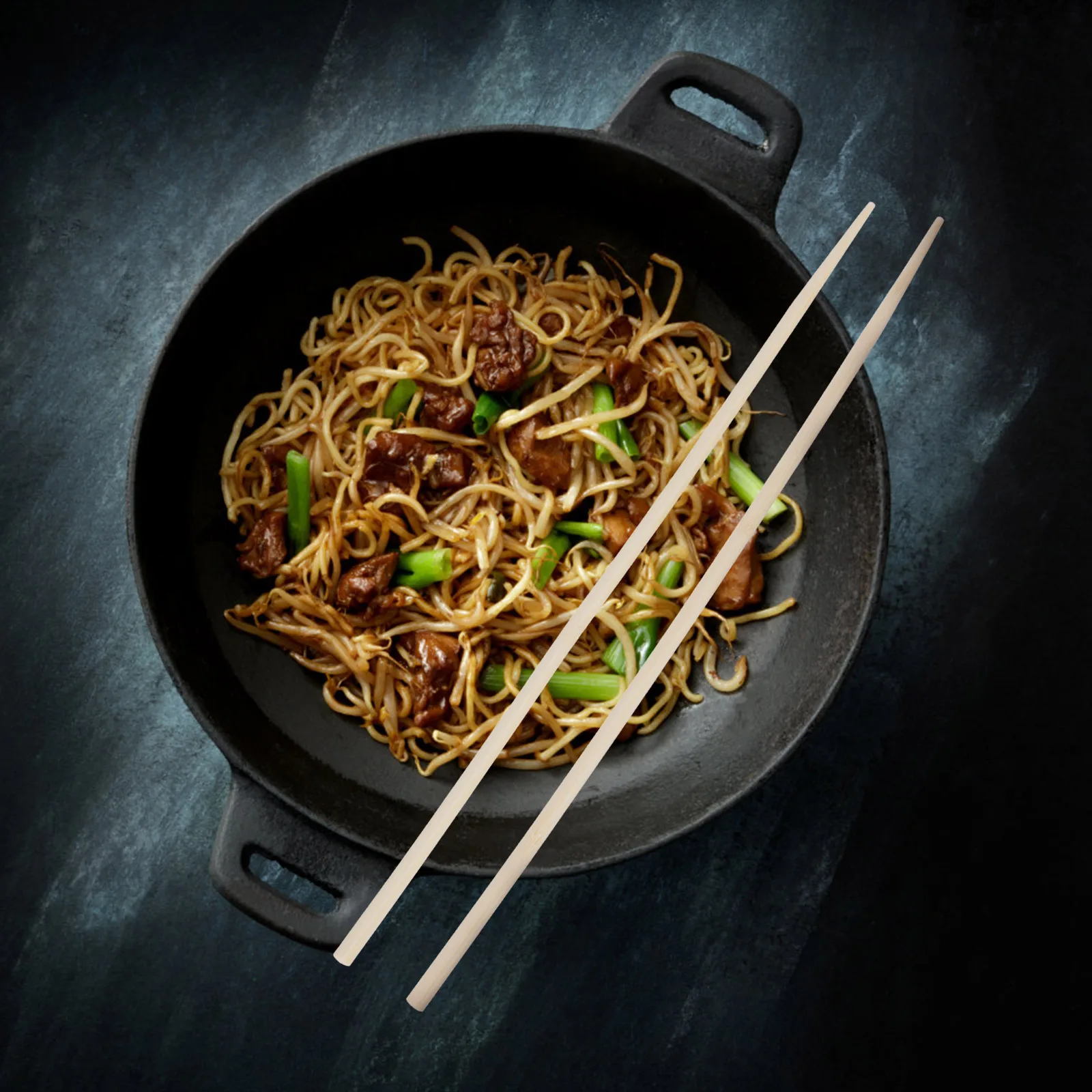 

10pcs White Wood Chopsticks Extra Long Reusable For Hot Pot Frying Cooking Noodle Bbq Chinese Wooden Eating Utensils