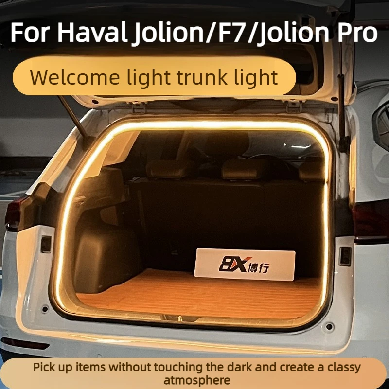 Trunk Streamer Light For Haval Jolion/F7/Jolion Pro Accessories Bright Enough Shockproof Scratch-Resistant Hidden Installation
