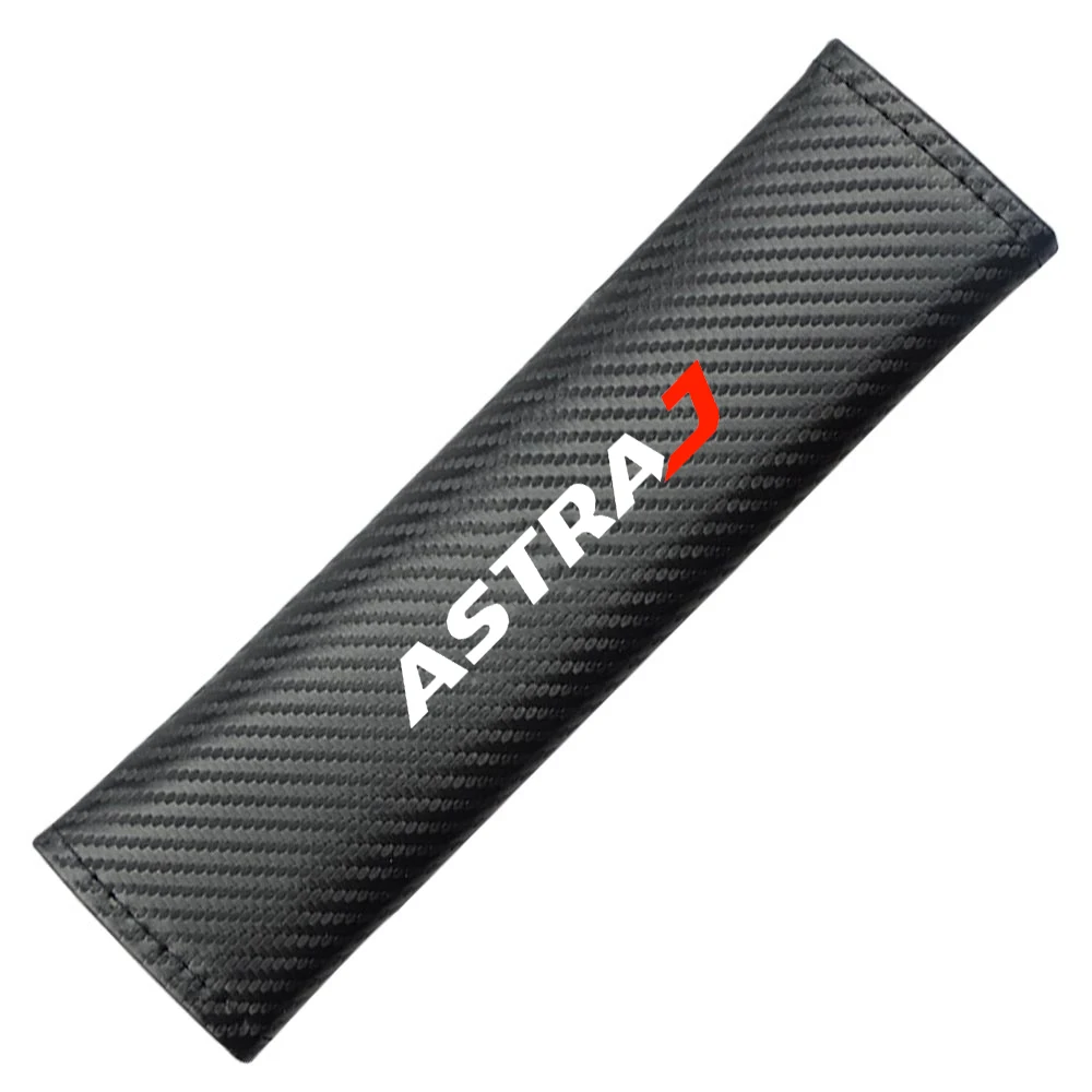 Car Styling FOR Opel ADAM S Astra J OPC OMEGA ANTARA ZAFIRA KARL MOKKA TIGRA VECTRA Combo Carbon Fiber Car Seat Belt Cover Pads