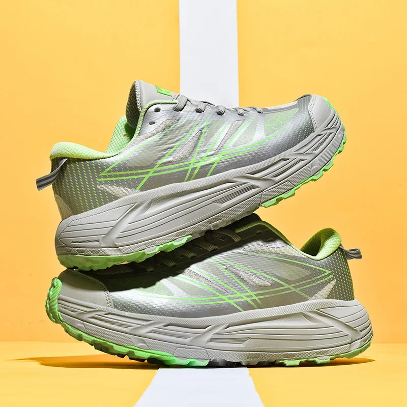 

Men's Running Shoes Race Sneakers Cushioning Outdoor Trainer Breathable Couple Non-Slip Jogging Mesh Luxury shoes Off-road Shoes