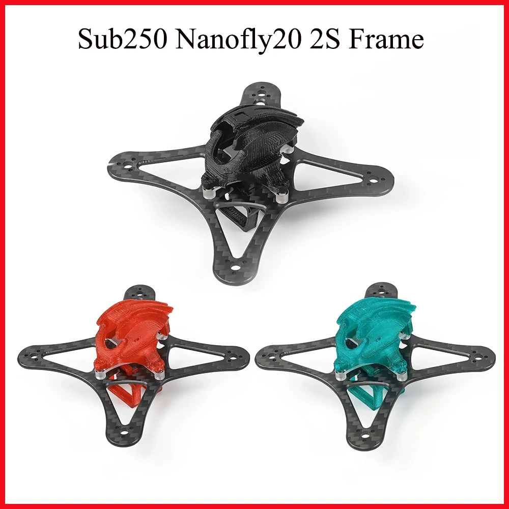 

Sub250 Nanofly20 2S FPV Drone Accessories with Battery Holder/HD Analog Version Frame Compatible with AVATAR HDzero VTX