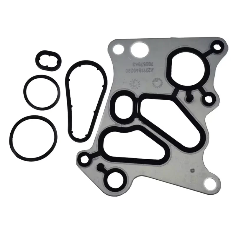 

2711840280 Комплект уплотнений корпуса масляного фильтра, подходит для Mercedes-Benz M271 W204 C180 C200 E200 SLK200 2008-2014 A2711840280