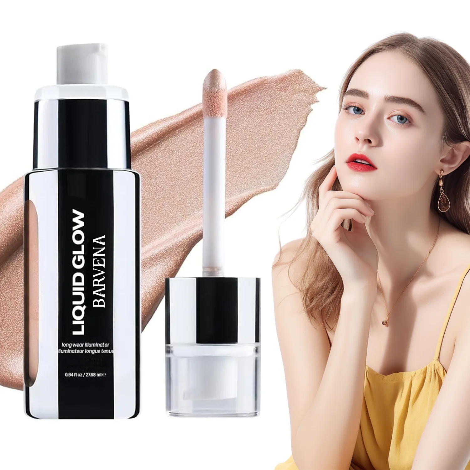 Luminous Concealer Liquid Foundation Makeup Long Wear Liquid Glow Glow Liquide Longue Sticker Face Primer Makeup