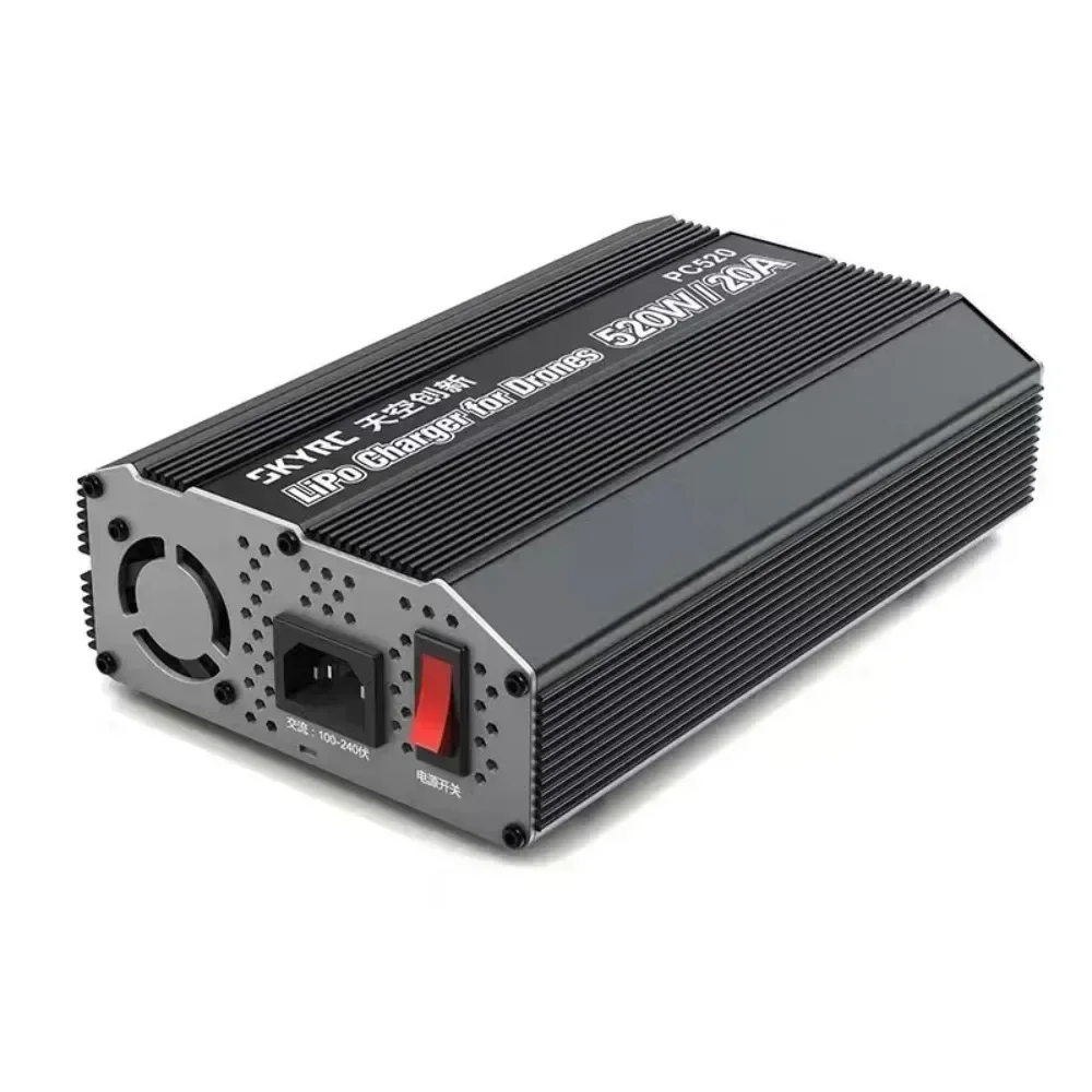 SKYRC PC520 Chargeur de batterie LiPo - 6S 20A à courant élevé pour les UAV agricoles, compatible 10000-22000 mAh et charge rapide