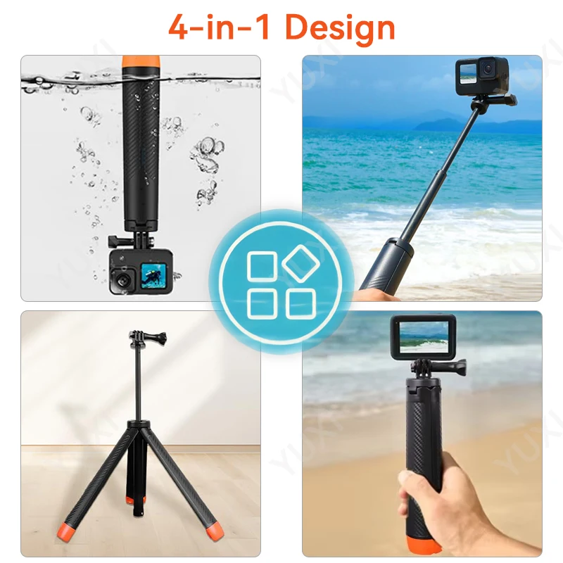 Floating Selfie Stick Underwater Diving Extendable Pole Monopod Tripod Stand For Gopro Hero Insta360 DJI OSMO Camera Accessories