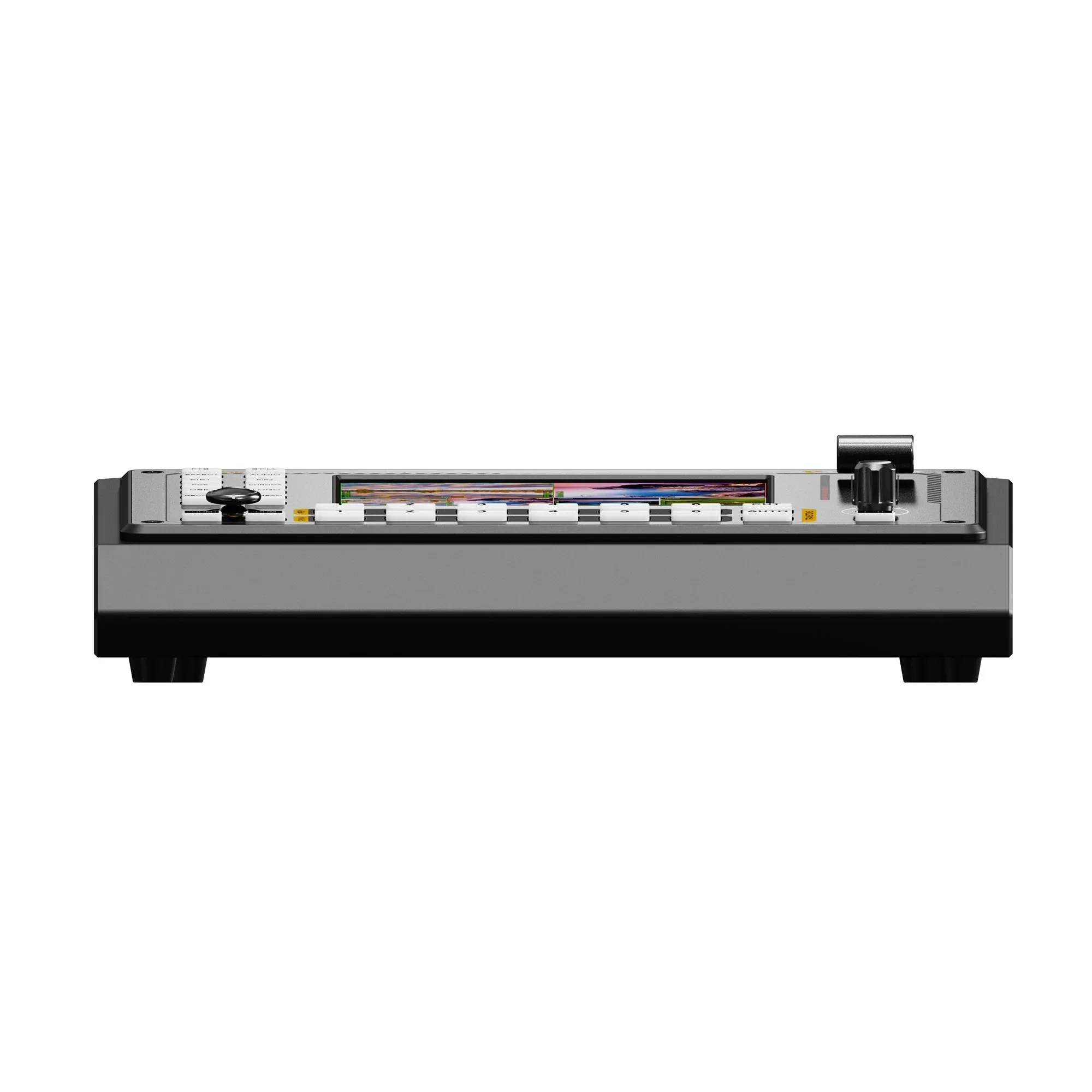 Avmatrix-Commutateur vidéo Shlavabo Dock, 6 canaux, HDMI, SDI, disque USB 5 ", carte SD, enregistrement, centre commercial audio, contrôle de la caméra PTZ pour la diffusion en direct