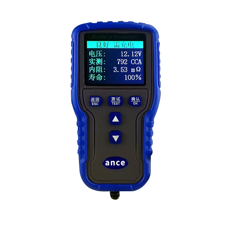 

High-precision automotive battery 12V/24V internal resistance life measurement tm2020a battery tester