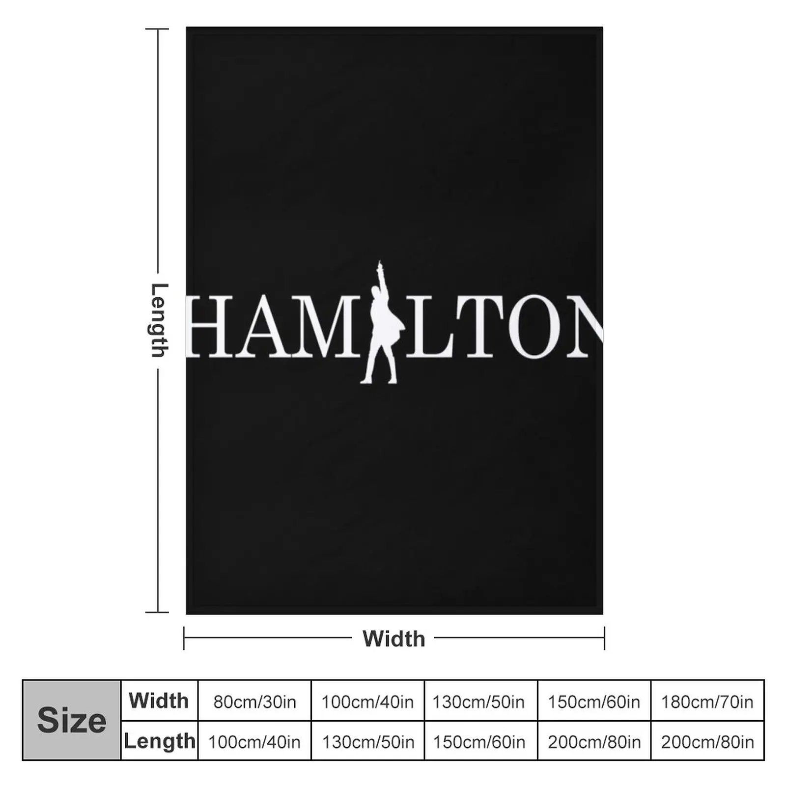 Hamilton text logo masks and tee-shirts Throw Blanket fluffy blanket Decorative Sofa Blankets