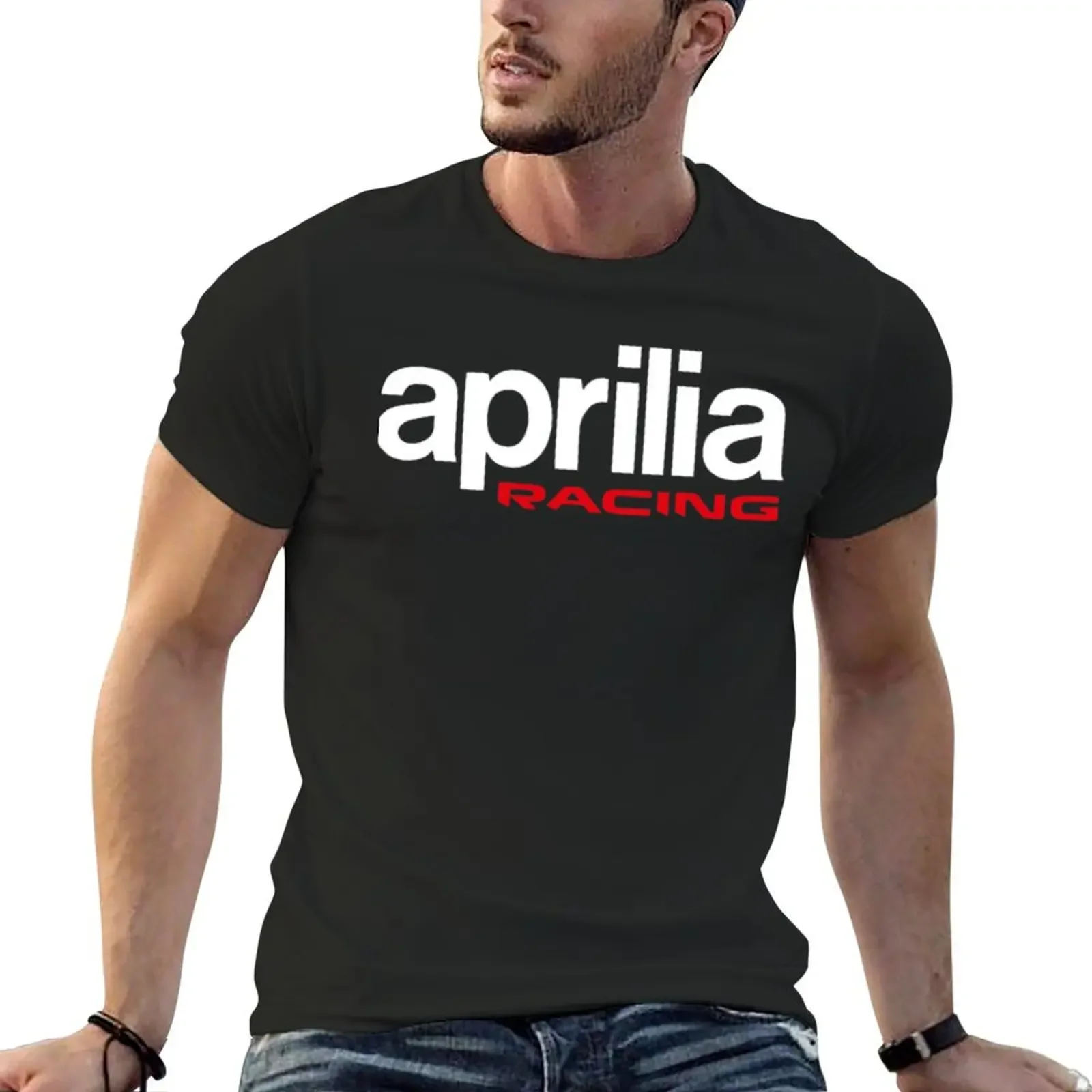 tops oversized sweat shirts, men Aprilia Racing Merchandise T-shirt oversized t shirt  graphic t shirts  men clothing harajuku