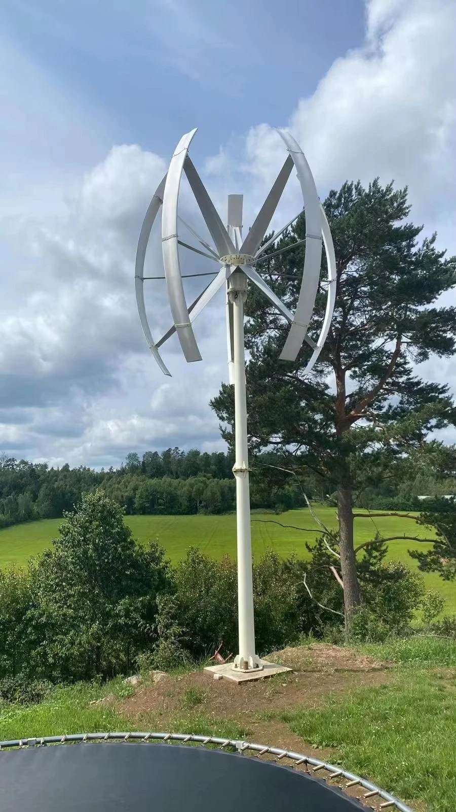 CE Farm Gebruik 48V 96V 110v 220V Drie Fase 20KW Windgenerator Verticale As / 5KW 10KW Eenfase Verticale Windturbine voor Thuis