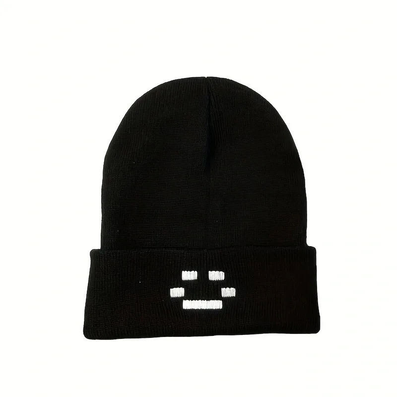 Unisex Fashion Autumn Winter Embroidery Knitted Hat Quackity Warm Beanies Hats It Makes You Look Cool