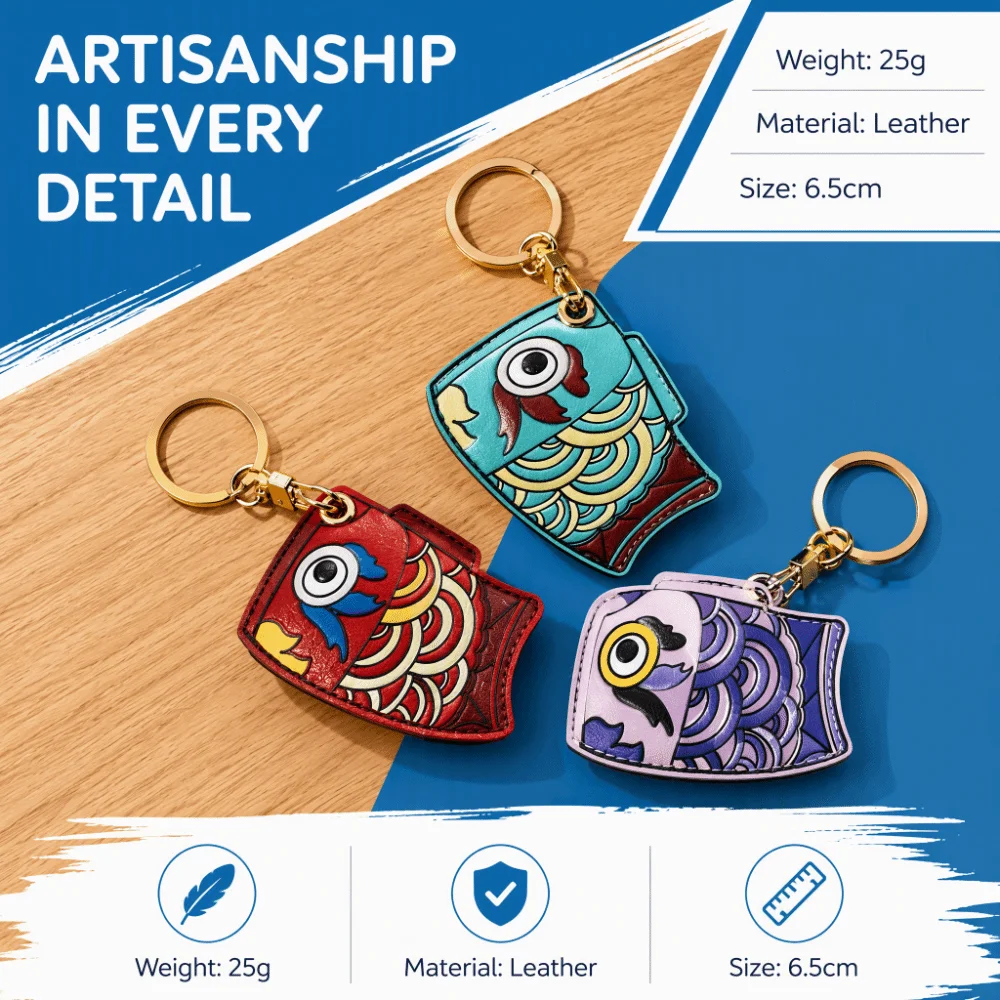 Leather Candle Leather Keychain Candle Shaped Cartoon Candlestick Design Cartoon Candlestick Keyring Hanging Ornament Portable