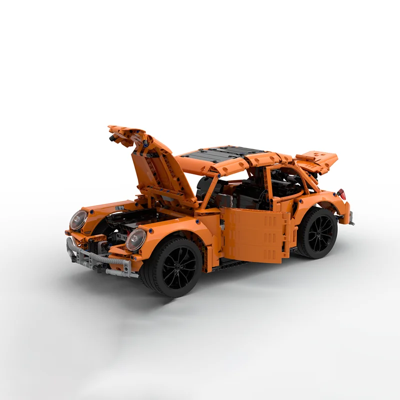

1568 шт. VWes Beetle 1967 MOC DIY Модель Строительные блоки — 42056 Альтернативная сборка с декором знака мира и подставкой для дисплея