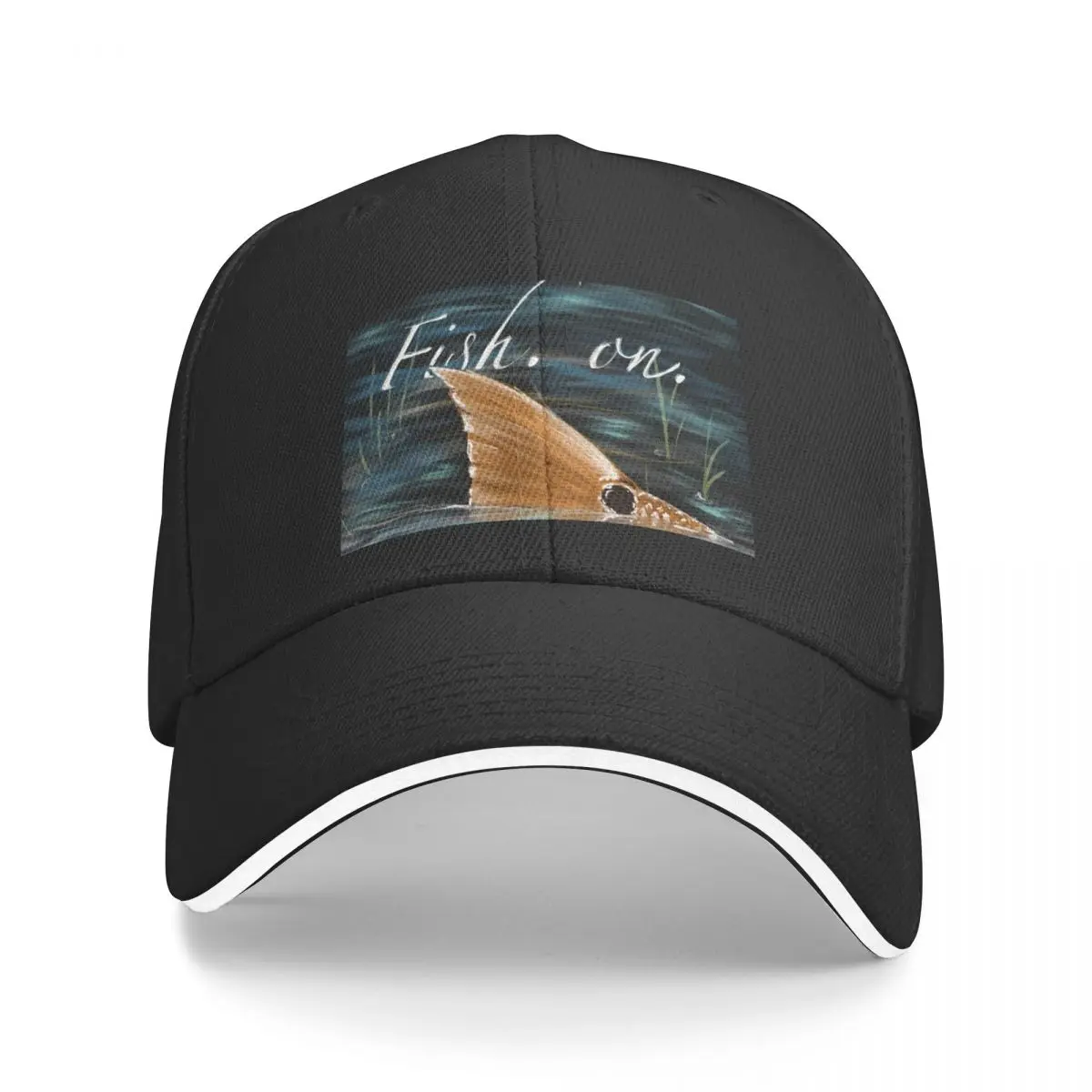 Redfish in blue water Baseball Cap New In The Hat Sports Cap Streetwear Women's Men's