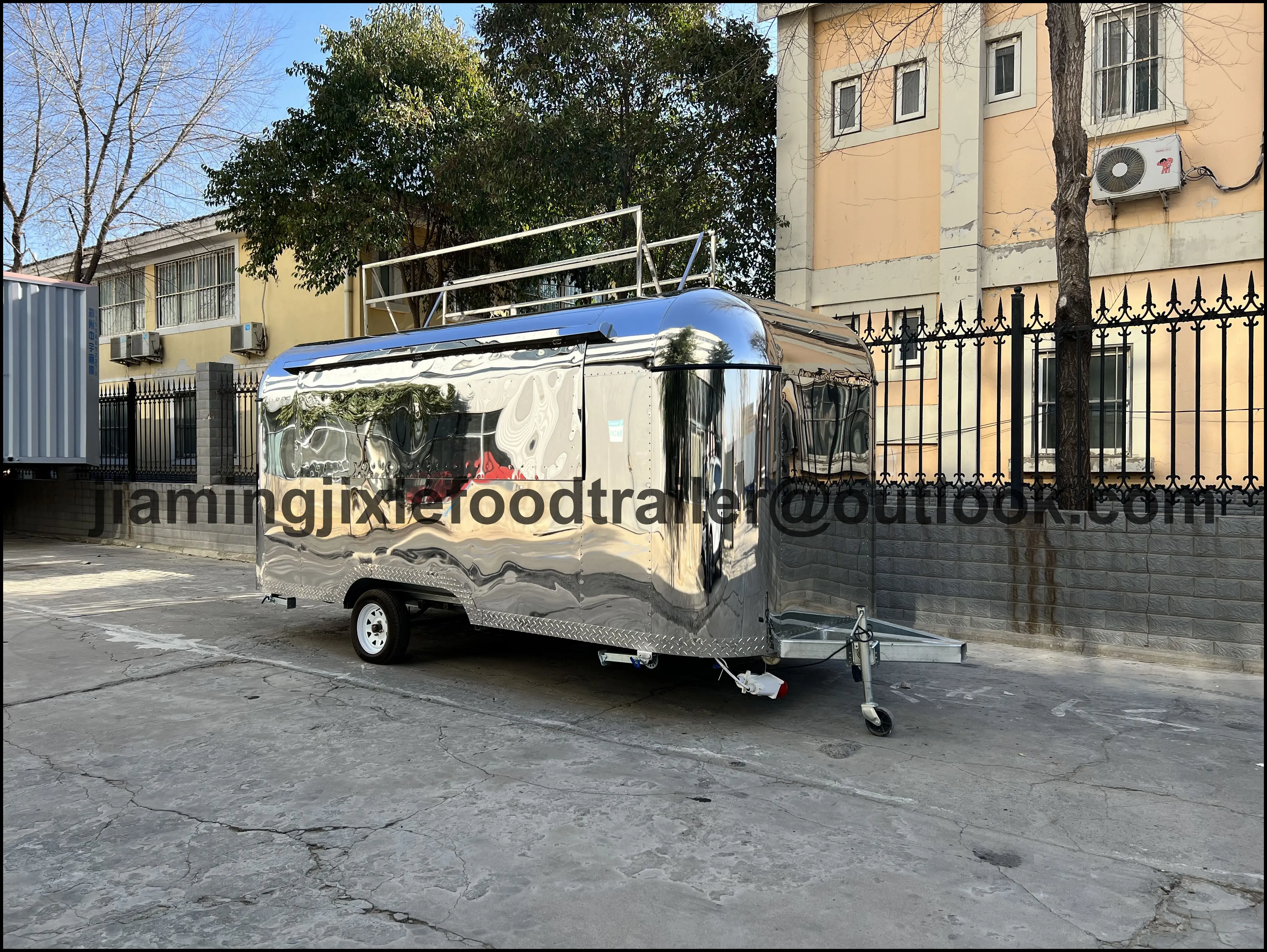 Carritos De Comida Coffee Shop Ice Cream Truck Fully Equipped Mobile Bar Trailers Custom Remorque Food Truck Trailer