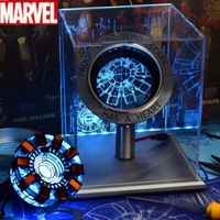 new Sale Iron Man Mk1 Mk2 Arc Reactor Tony Stark Heart Of Mark Avenger Figure Led Light Superhero 1:1 Chest Lamp Christmas Gifts