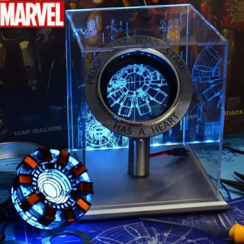 New Sale Iron Man Mk1 Mk2 Arc Reactor Tony Stark Heart Mark Avenger Figure Led Light Super Hero 1:1 Chest Lamp Christmas Gifts