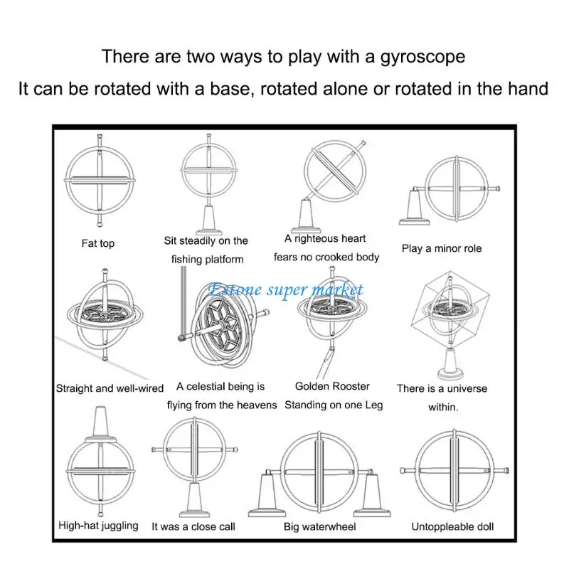 090B Anti Anxiety Spinner Toy Polished Alloy Construction Ergonomic Travel Entertainment