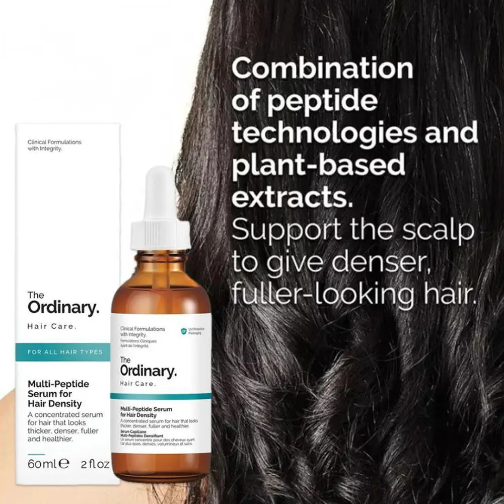 

MultiPeptide Hair Growth Essence 60ml to Promote Hair Growth and Strengthen Hair Roots to Maintain Hair Follicles Salon Haircare