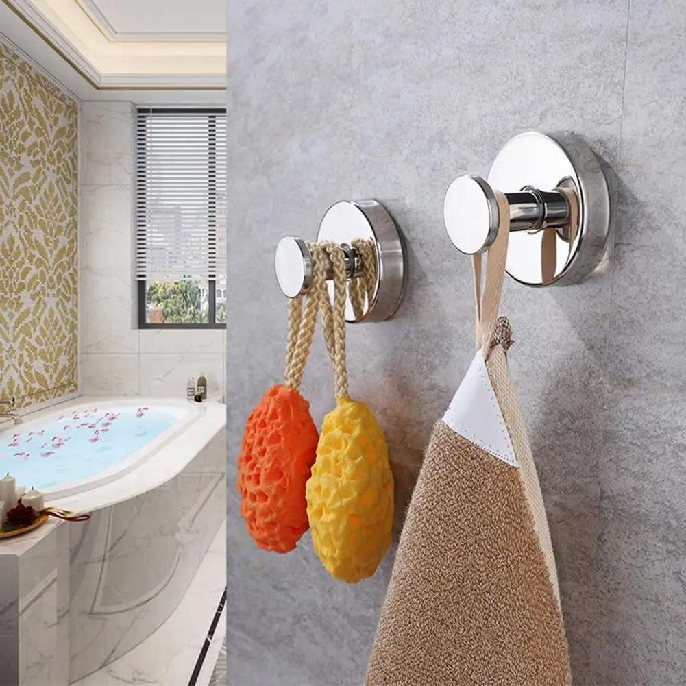 1/2/4Pcs Suction Cup Hooks Rustproof Corrosion Resistant 15lbs Load Capacity Removable Towel Hooks Bathroom Wall Hangers