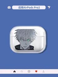 Satoru Gojo Anime Jujutsu Kaisen For Apple AirPods 3 2 1 Earphone Case Silicone Protective Cover for AirPods Pro 2 Case