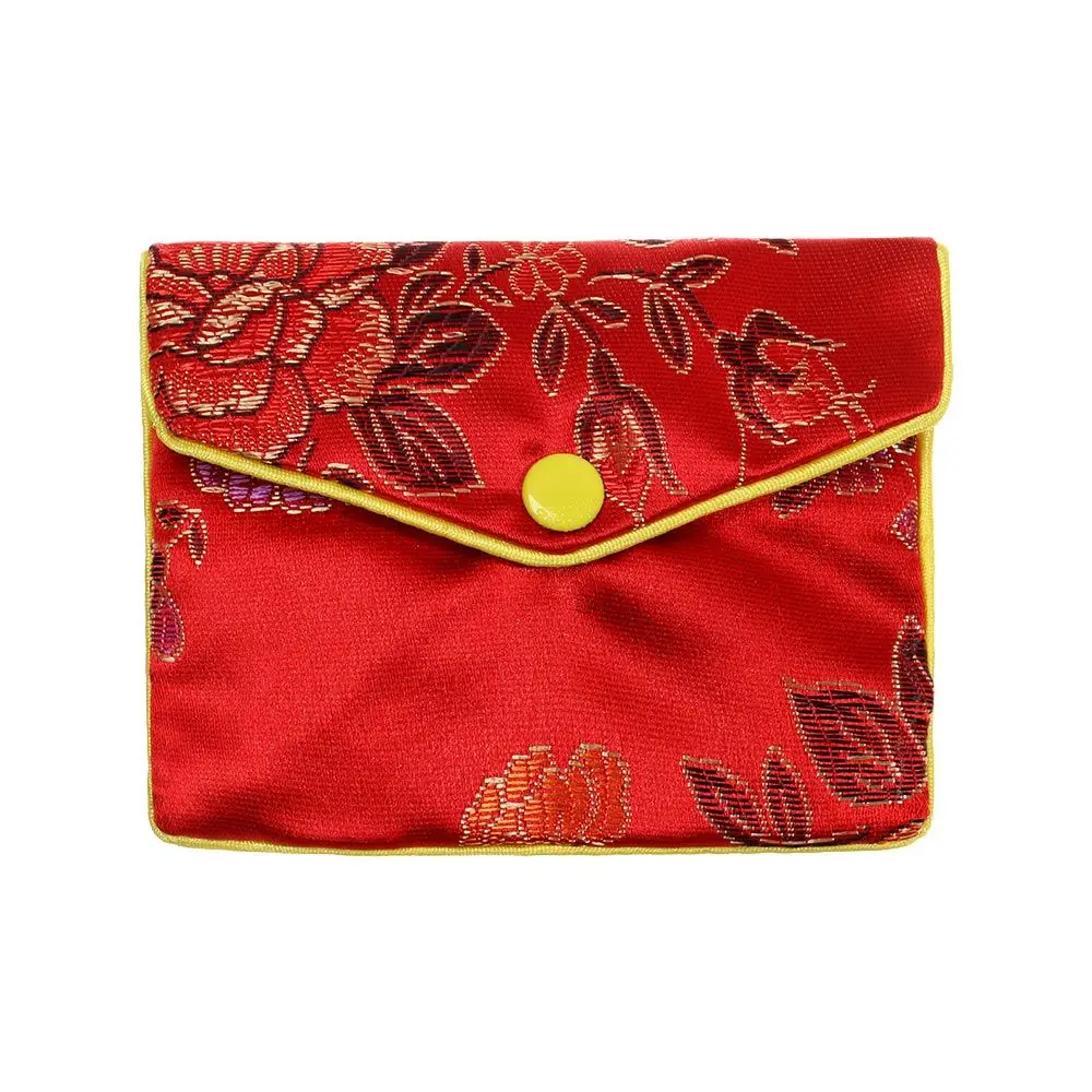 

Пылезащитная упаковочная сумка, портативный чехол с защелкой, сумка для хранения, сумка для ювелирных изделий на молнии, сумка с вышивкой