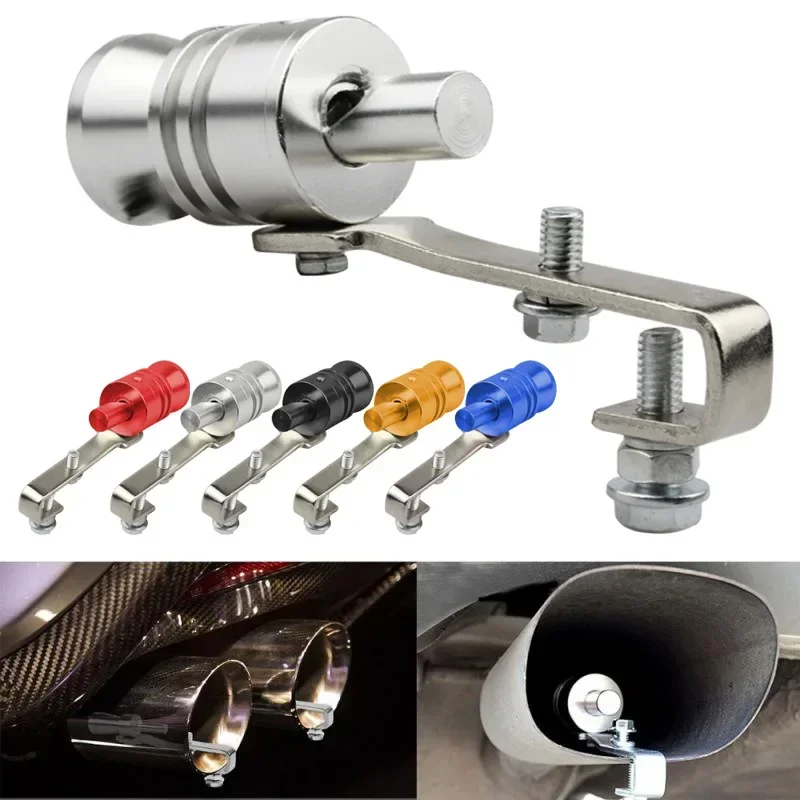 5-farbige Universal Turbo Auspuffpfeife Modifizierter Abgasschall Simulator Motorrad Auspuffrohr Sound Generator Teile